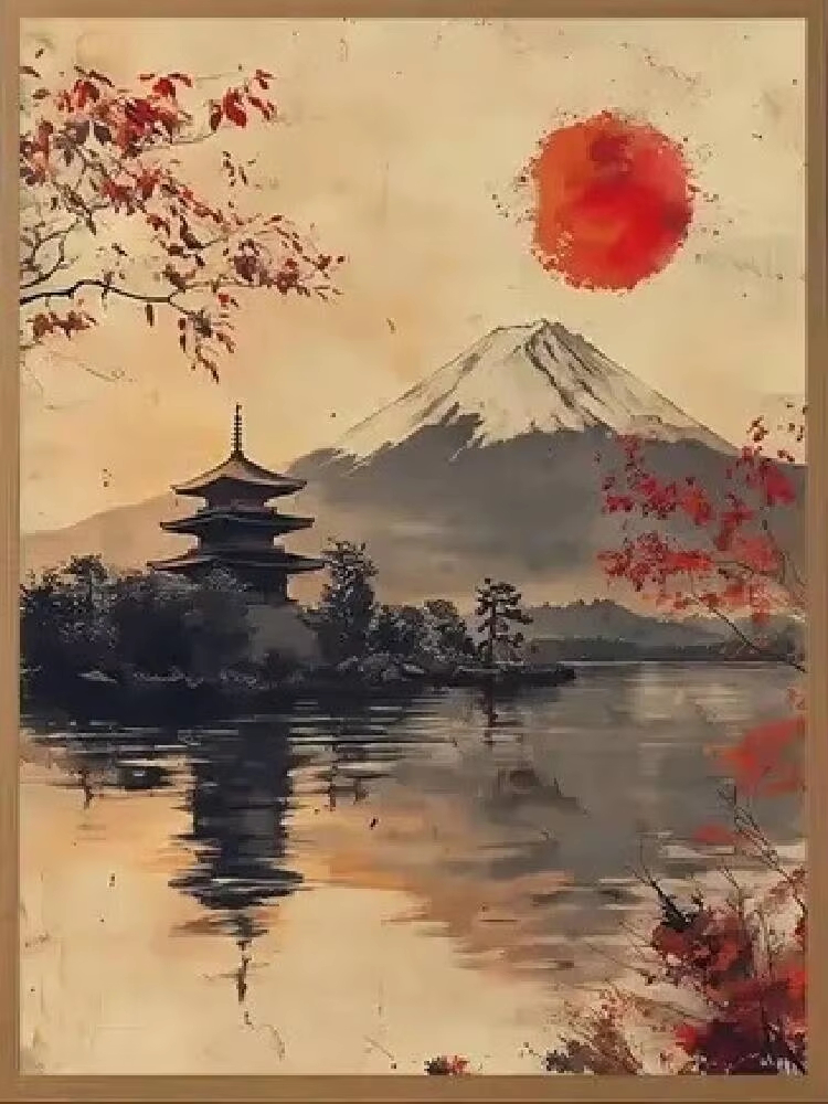 Oil Painting By Numbers Japane - Japanese Lifestyle Game 评论和价格