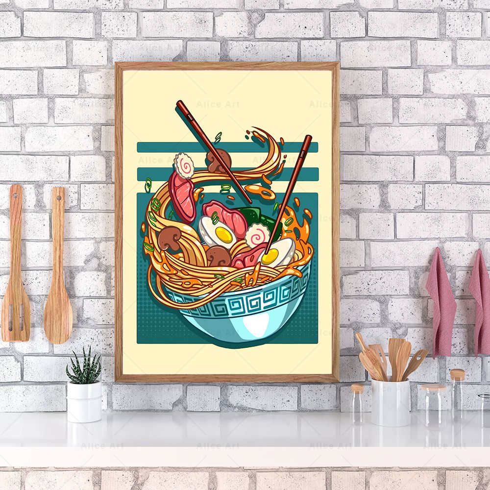 Japanese Style Poster Kitchen  - Japanese Lifestyle Food 评论和价格